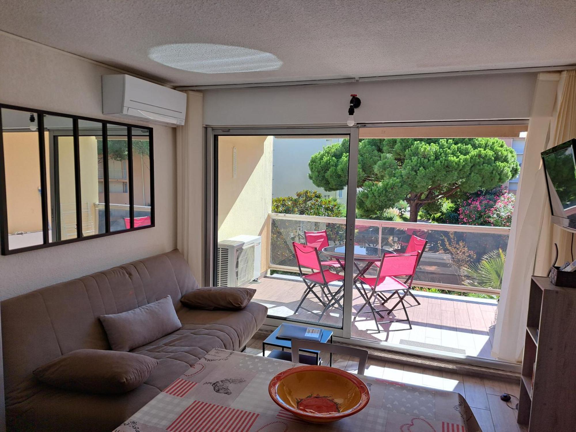 Helios 32, T2 Climatise, Parking, 500M Plage Agde Luaran gambar